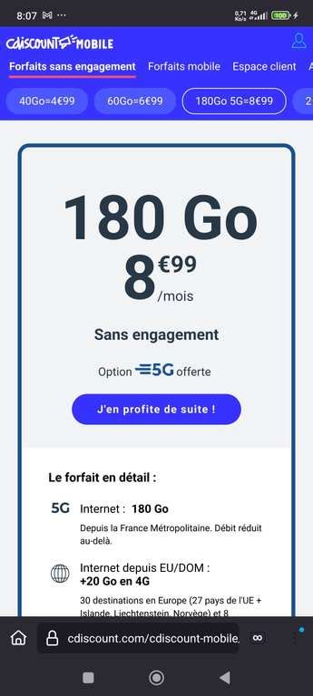 Forfait Voyage : appel, SMS et internet depuis létranger